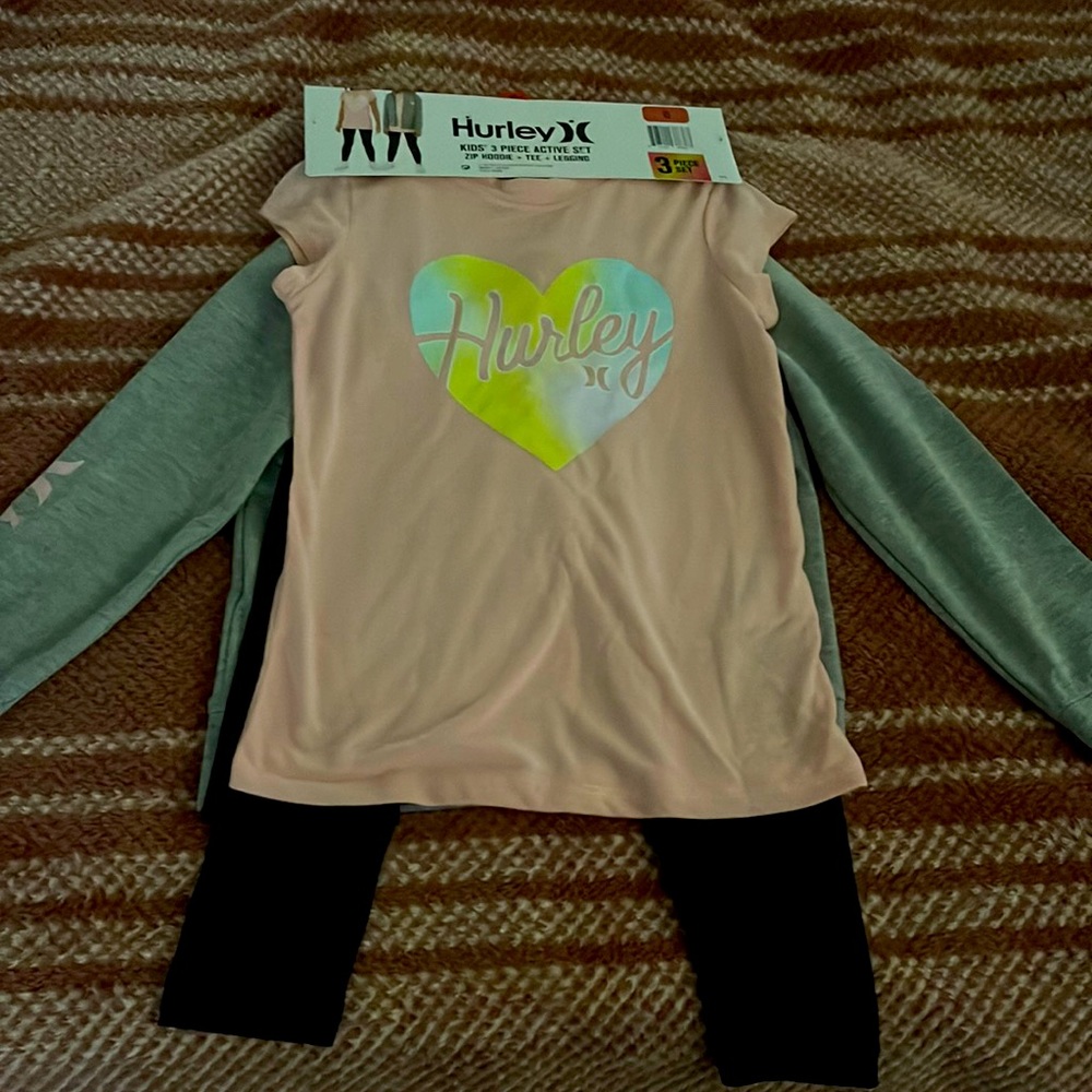 NWT Hurley 3pc active set various sizes